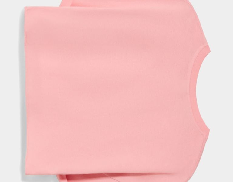 Bershka Kort Sleeve Cropped T-shirts Dames Roze | JTqIg7sWCFS