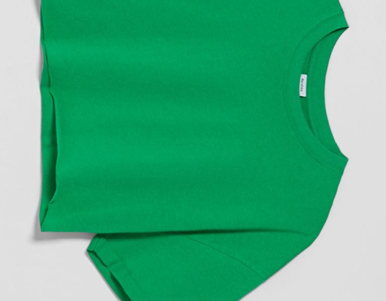 Bershka Kort Sleeve Cropped T-shirts Dames Groen | MSNjhgN47xr