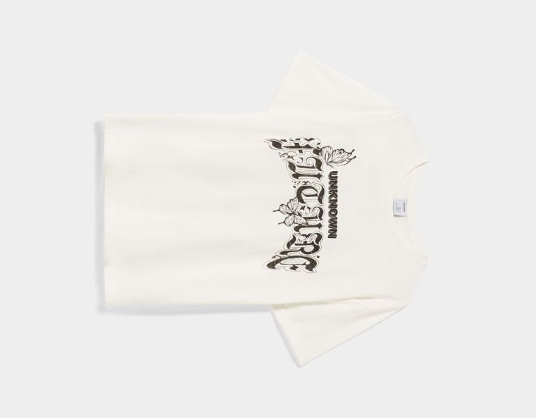 Bershka Kort Sleeve With Print T-shirts Dames Wit | ydp0ccwSotH