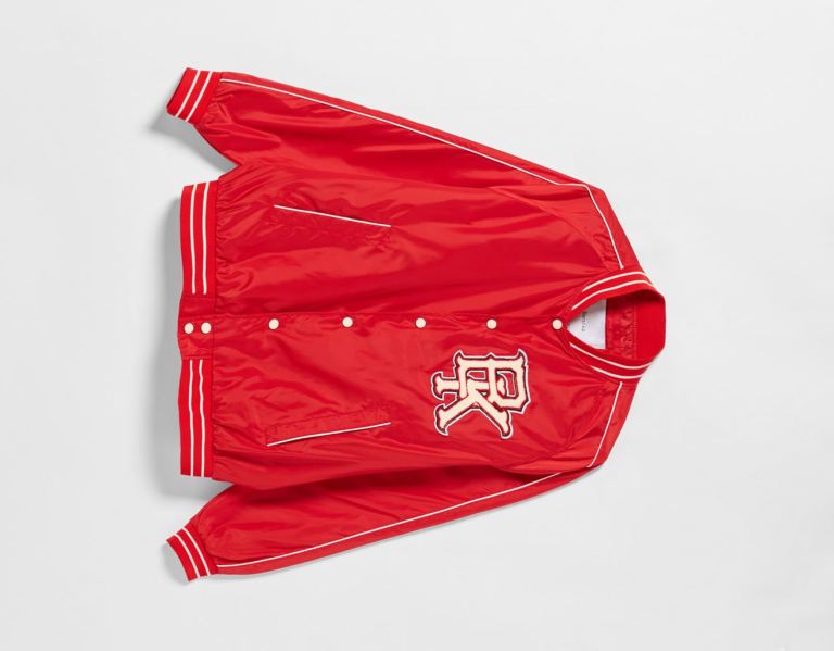 Bershka Lichtgewicht Faux Nylon Varsity Jassen Heren Rood | fEQjUThUUSv