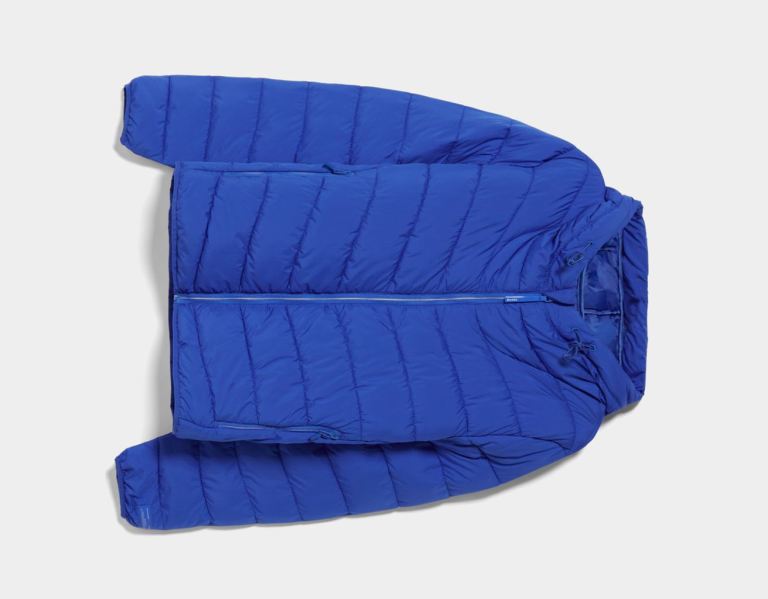 Bershka Lichtgewicht Puffer Donzen Jassen Heren Blauw | X8wnWfxR5IC