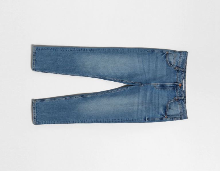 Bershka Mager Jeans Heren Lichtblauw | Hrmjw00MV3k