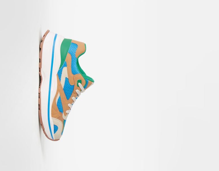 Bershka Multicolored With Topstitching Detail Sneakers Dames Gekleurd | zhmbEizKjn8