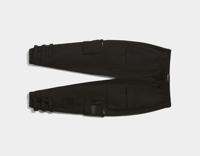 Bershka Multipocket Joggers Broek Heren Zwart | QzkDw7CYRnQ