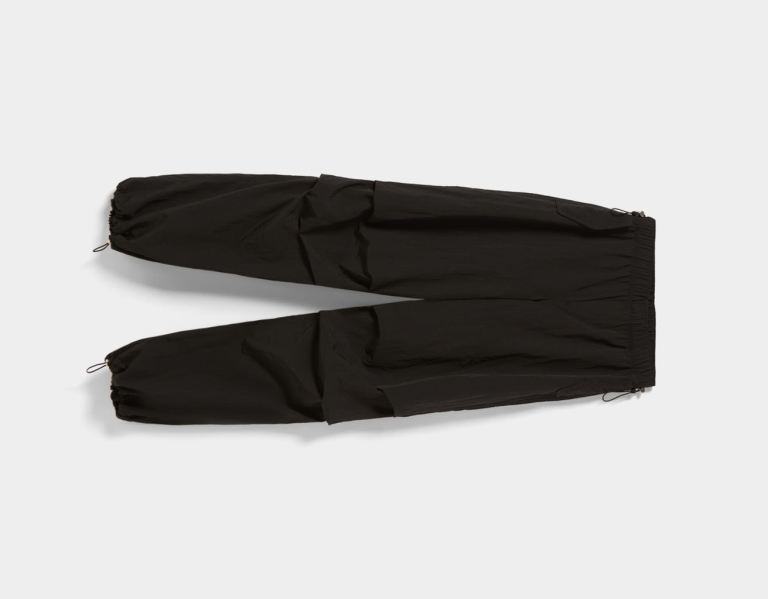 Bershka Nylon Joggers Parachute Heren Zwart | KKz92Y4ijGf