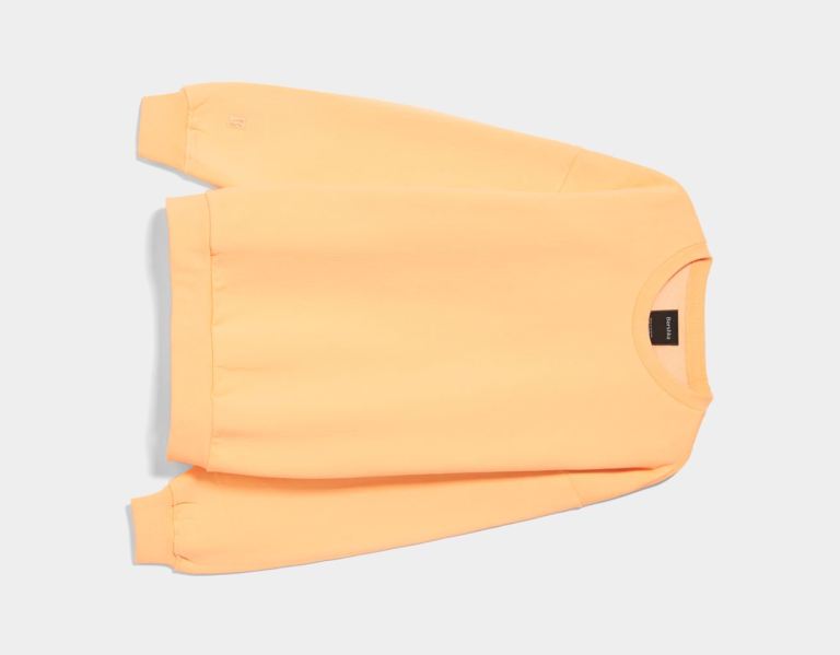 Bershka Oversize Crew Neck Sweatshirts Heren Oranje | 7DHuazFoQ4y