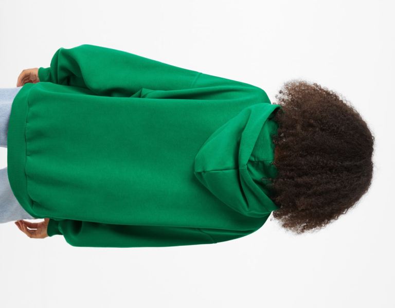 Bershka Oversize Hoodie Dames Groen | EeyvNqgTmws