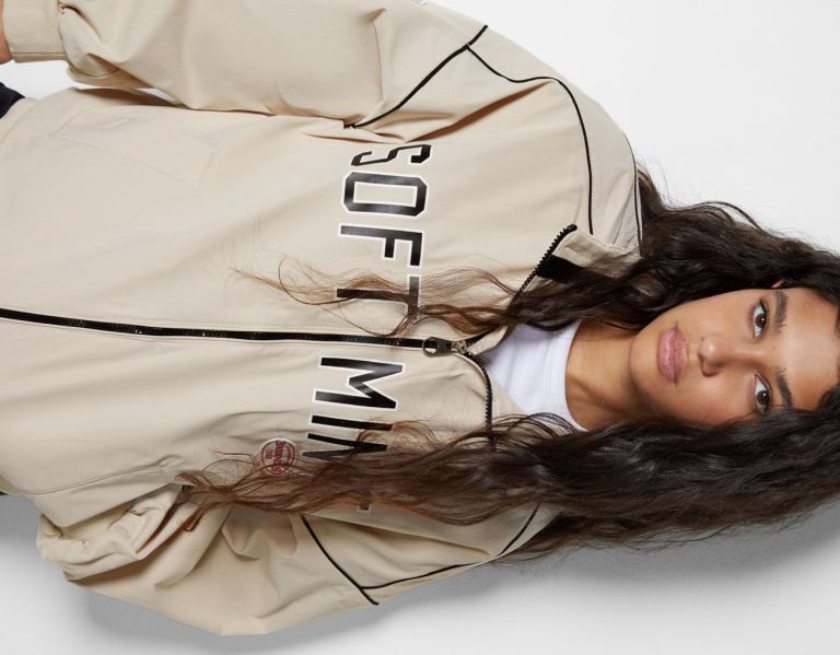 Bershka Oversize Printed Bomber Jassen Dames Wit | w3qLzvZDAaV