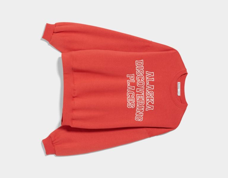 Bershka Oversize Printed Sweatshirts Dames Rood | A0mexKwQJch