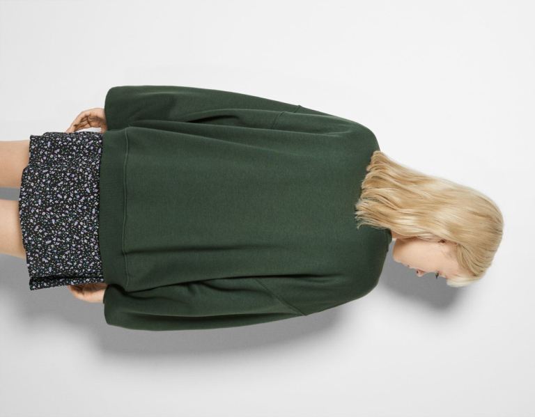 Bershka Oversize Printed Sweatshirts Dames Groen | ABojNrw4fjN