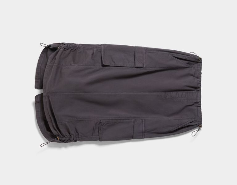 Bershka Parachute Cargo Midi Rokken Dames Grijs | hGb3ROXOd3U