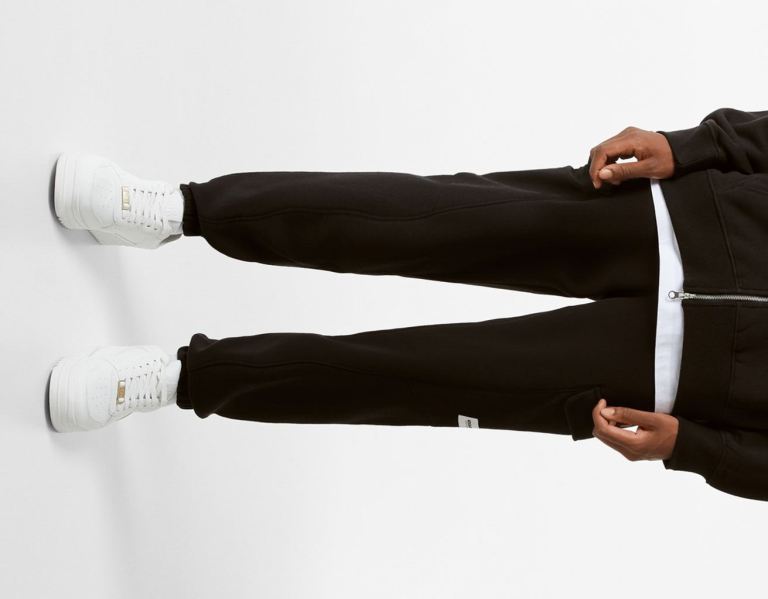 Bershka Plush Joggers Cargo Heren Zwart | CRkRVevAjBK