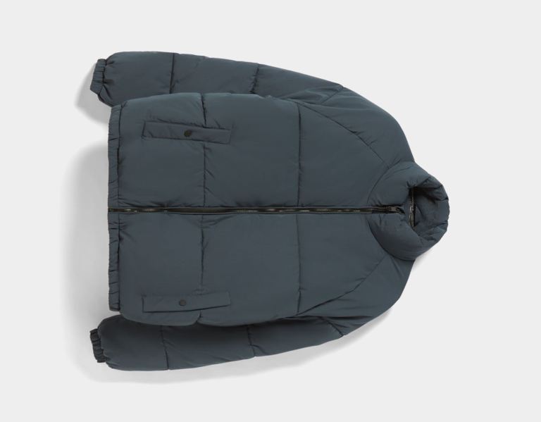 Bershka Puffer Jassen Heren Grijs | yLprKWSUBFu