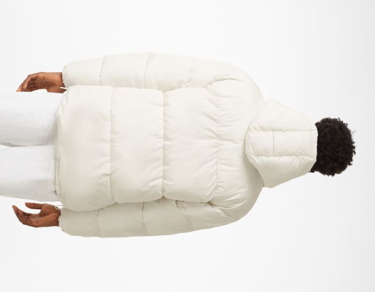 Bershka Puffer With Hood Donzen Jassen Heren Wit | 4O0gfilnQYZ