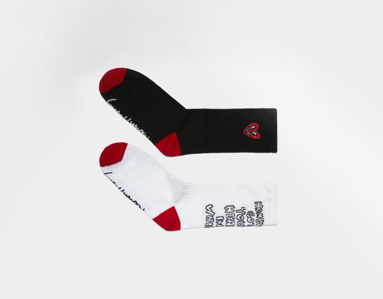 Bershka Set Of 2 Pairs Of Keith Haring Sokken Heren Zwart | Ef5AQdml2Vw