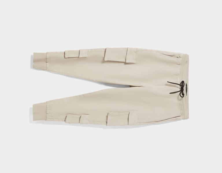 Bershka Slim Sweatpants Cargo Heren Grijs | Ta8QVVWcqxQ