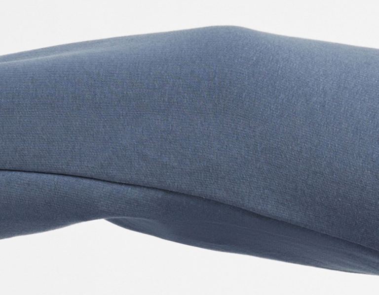 Bershka Standard Brede-leg Plush Broek Dames Blauw | r5yo1bi1loI