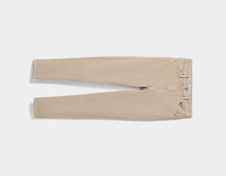 Bershka Super Mager Twill Broek Dames Bruin | JmYC3hXWlcC