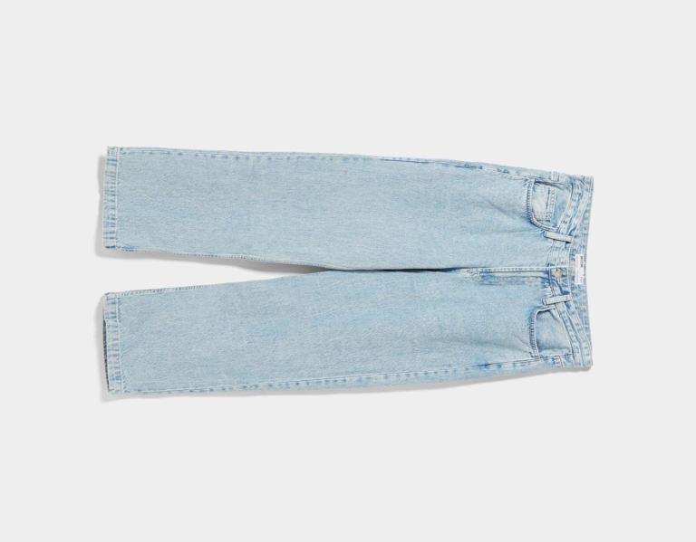 Bershka Vintage Baggy Jeans Heren Lichtblauw | Et1odwJPMDt