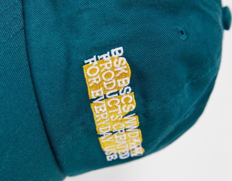 Bershka With Double Embroidery Caps Heren Turquoise | sSywgKsqsRj