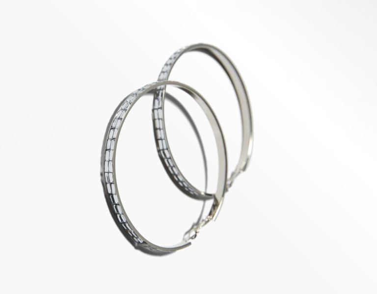 Bershka Xl Hoop Earrings Sieraden Dames Zilver | F7NgbLQ50qi