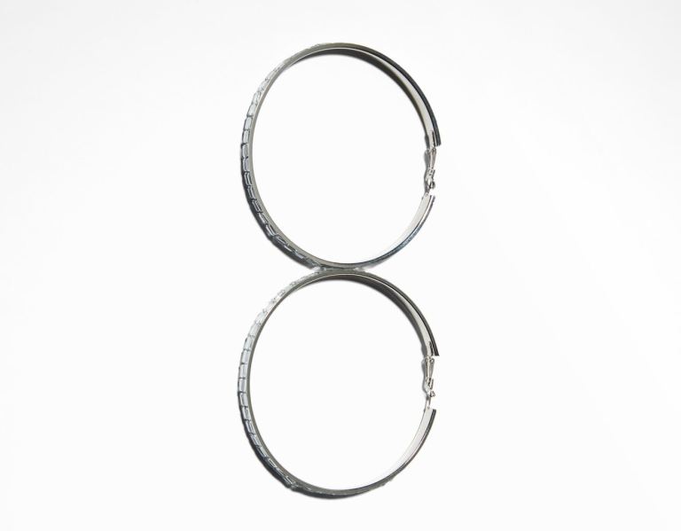 Bershka Xl Hoop Earrings Sieraden Dames Zilver | F7NgbLQ50qi